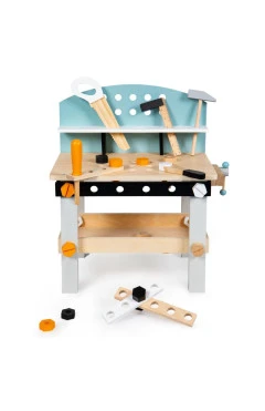 Дерев'яна майстерня з інструментами Ecotoys, 32 ел. 1176N