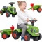 Детский трактор каталка с прицепом Falk 212C Baby Claas green