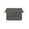 Детский манеж MoMi BELOVE PLUS dark green, арт. LOZE00025