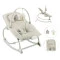Шезлонг-гойдалка MoMi LAPIS light gray, арт. BULE00045