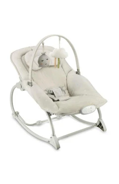 Шезлонг-гойдалка MoMi LAPIS light gray, арт. BULE00045