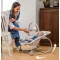 Шезлонг-гойдалка MoMi LAPIS light gray, арт. BULE00045