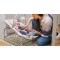 Шезлонг-гойдалка MoMi LAPIS light gray, арт. BULE00045
