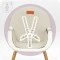 Стільчик для годування MoMi REKI 2в1 beige, арт. KRKA00035