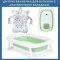 Ванночка для немовлят Ecotoys CARE green з анатомічним матрасом, арт. HA-B31 GREENM