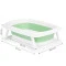 Ванночка для немовлят Ecotoys CARE green з анатомічним матрасом, арт. HA-B31 GREENM