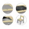 Стол детский с 2 стульями Milly Mally Olaf dark grey, арт. MMOB01G