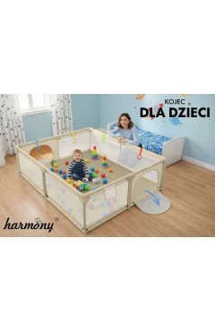 Детский манеж игровой Harmony Comfort 150x180 см с 50 шариками beige, арт. HRM1518B