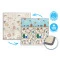 Детский манеж с двусторонним ковриком Orsetto Compact 140x140 см с 50 шариками, арт. ORS1414