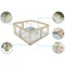Детский манеж с двусторонним ковриком Orsetto Compact 140x140 см с 50 шариками, арт. ORS1414