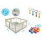 Детский манеж с двусторонним ковриком Orsetto Compact 140x140 см с 50 шариками, арт. ORS1414