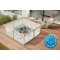 Детский манеж с двусторонним ковриком Orsetto Compact 140x140 см с 50 шариками, арт. ORS1414