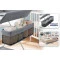 Пеленальный столик для новорождённых Orsetto Care grey, арт. ORS-CRG