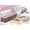 Пеленальный столик для новорожденных Orsetto Care pink, арт. ORS-CRP