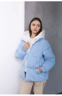 Куртка Вероника голубо-молочный, арт. 2000000281773