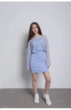 Платье Евелина голубой, арт. 2000000297569