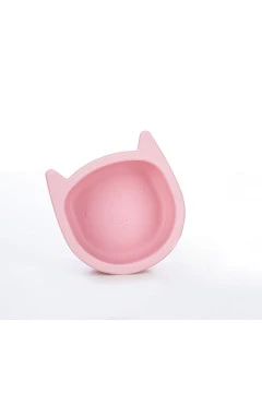 Силиконовая миска детская FreeOn Kitty, розовая, арт. 46330