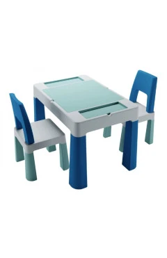 Комплект мебели TEGGI MULTIFUN+2 стула turquoise navy grey, арт. TI-011-173