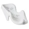 Детская горка для купания антискользящая owls white, арт. SO-003-103