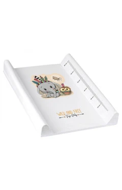 Коврик для пеленания WILD&FREE LITTLE ELEPHANT 50х70 см white, арт. DZ-009-103-SLONIK