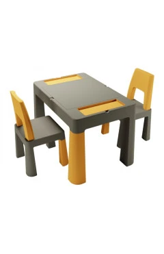 Комплект мебели TEGGI MULTIFUN+2 стула graphite mustard, арт. TI-011-172