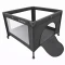 Манеж детский квадратный VELANO Cubo, dark grey, арт. 46163