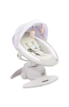 Дитячий шезлонг-гойдалка Caretero Opti pink, арт. 396156