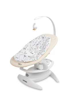Детский шезлонг-качалка 2 в 1 Caretero Noco beige, арт. 320940