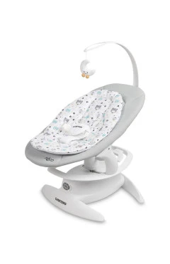 Детский шезлонг-качалка 2 в 1 Caretero Noco grey, арт. 320957
