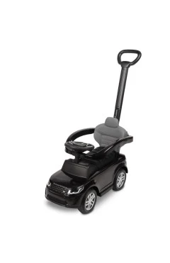 Машинка для катания Caretero (Toyz) LAND ROVER с родительской ручкой black, арт. 321800