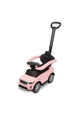 Машинка для катания Caretero (Toyz) LAND ROVER с родительской ручкой pink, арт. 321817