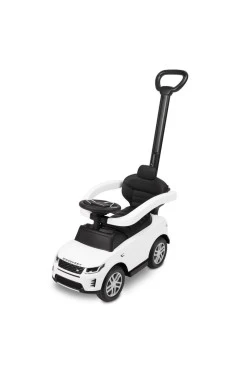 Машинка для катания Caretero (Toyz) LAND ROVER с родительской ручкой white, арт. 321824