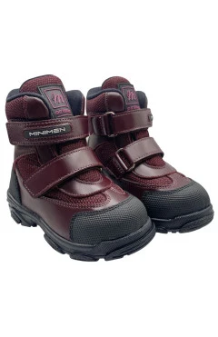Зимние ортопедические черевики Minimen 15bordo22 бордовый