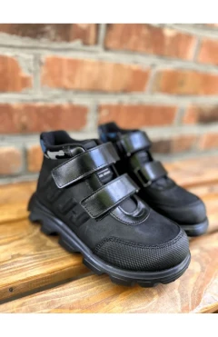 Демисезонные ортопедические ботинки Minimen 55black23 р.. черные