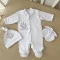 Чоловічок BetiS "BetiS baby" з шапочкою та рукавичками, Білий, арт. 16202