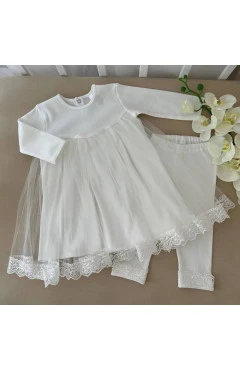 Костюм BetiS "Дева Мария-4" Туника, леггинсы Молочный Интерлок, арт. 20728