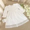 Плаття BetiS "Ажурні квіти" з пов'язкою, молочний, інтерлок, зріст 56, арт. 22159