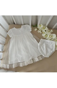 Костюм BetiS "Чарівна світлинка-2" к.р. Туніка, трусики молочный , арт. 25268