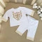 Костюм BetiS "Янгол" для хлопчика, вишивка, довгий рукав, білий/золото, зріст 56, арт. 18492