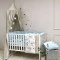 Комплект постельного белья Baby Mix для новорождённого Паровозики, голубой, арт. 0291559 купить в Украине | код товара: 0291559