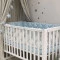 Комплект постельного белья Baby Mix для новорождённого Паровозики, голубой, арт. 0291559 купить в Украине | код товара: 0291559