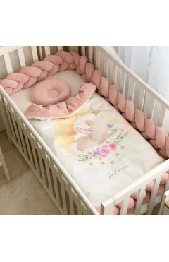 Комплект постільної білизни для новонародженого Колекція №8 Sweet Dream Зайчик, арт. 5001231