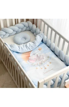 Комплект постельного белья для новорожденного Коллекция №8 Sweet Dream Слоник, арт. 5001211