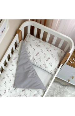 Змінна постіль Baby Dream Гілочки котики пудра, арт. 0303754