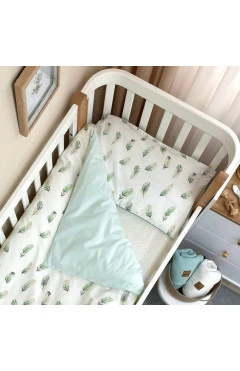 Переменная постель Baby Mix Перо мята, арт. 0391405