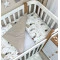 Змінна постіль Baby Mix Зайці на драбинці бежевий, арт. 039189 купити в Україні | код товару: 039189