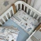 Змінна постіль Baby Mix Паровозики, арт. 0391559 купити в Україні | код товару: 0391559