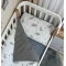 Переменная постель Baby Mix Облака серые с месяцем, арт. 0391487 купить в Украине | код товара: 0391487