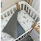 Переменная постель Baby Mix Облака серые с месяцем, арт. 0391487 купить в Украине | код товара: 0391487