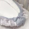 Кокон для дівчинки з мереживом, пудра, арт. 506079 купити в Україні | код товару: 506079
